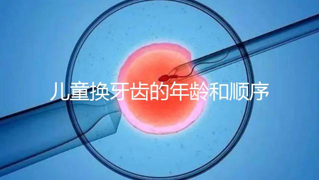 兒童換牙齒的年齡和順序是這樣的，附對照表圖片參考