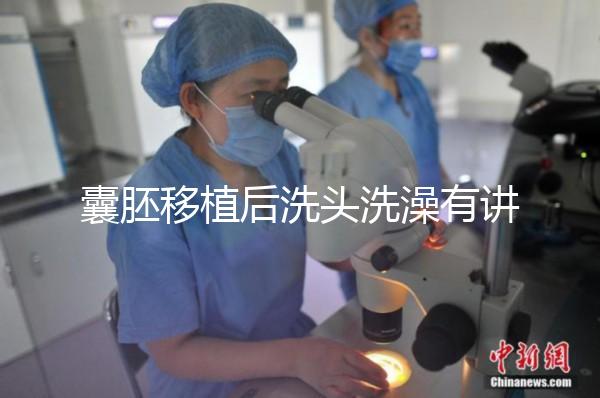 囊胚移植后洗頭洗澡有講究，當天不能馬上做原因在這