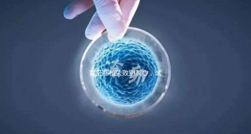 囊胚移植失敗別灰心，試管二次移植、取卵時間來了