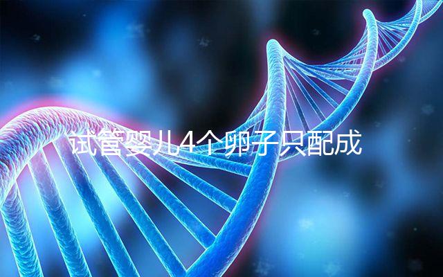 試管嬰兒4個卵子只配成1個胚胎，堅持一試我幸運成功
