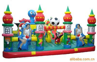 廠家直銷專業(yè)生產兒童充氣玩具蹦床、城堡 項城市水寨東方氣模玩具廠供應